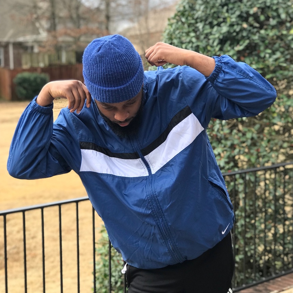 🔵⚪️⚫️ Nike Track Jacket⚫️⚪️🔵